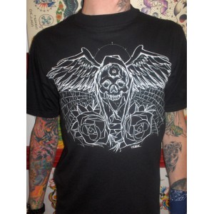 Black Market Company Coffin wing mens tee